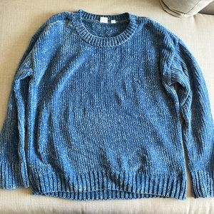 Gap Blue Fuzzy Sweater